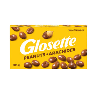 Glosette Peanuts Big Box 12/105g - Chocolate and Chocolate Bars - - Tevan Enterprises - Canadian Wholesale Confections