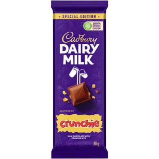 Dairy Milk Crunchie Family Bar 21/90g - Chocolate and Chocolate Bars - - Tevan Enterprises - Canadian Wholesale Confections