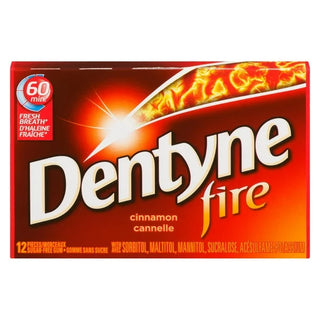 Dentyne Fire Cinnamon 12/12pc - Gum - - Tevan Enterprises - Canadian Wholesale Confections