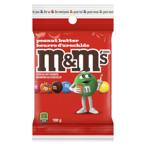 M&M's Peanut Butter Peg Top 24/100g