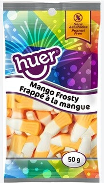 Huer Pocket Pals Mango Frosty 12/50g - Candy - - Tevan Enterprises - Canadian Wholesale Confections