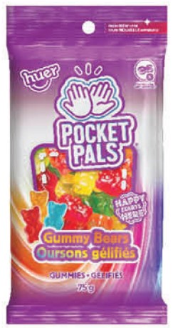 Huer Pocket Pals Gummy Bears 12/75g