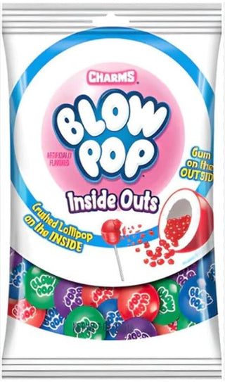 Blow Pop Inside Out Peg Bags 12/113g - Candy - - Tevan Enterprises - Canadian Wholesale Confections