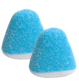 Vidal Blue Raspberry Drops bulk candy 1.2kg - Bulk Candy - - Tevan Enterprises - Canadian Wholesale Confections