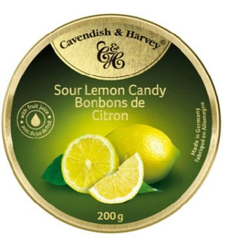 Cavendish Sour Lemon Drops 9/175g - Mints - - Tevan Enterprises - Canadian Wholesale Confections