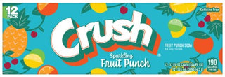 Crush Fruit Punch 12/355ml (Copy) - Beverages - - Tevan Enterprises - Canadian Wholesale Confections