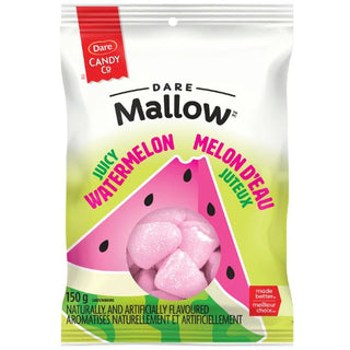 Dare Mallow Juicy Watermelon 12/150g - Candy - - Tevan Enterprises - Canadian Wholesale Confections