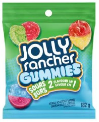 Jolly Rancher Gummies 2 in 1 Sours 10/182g - Candy - - Tevan Enterprises - Canadian Wholesale Confections