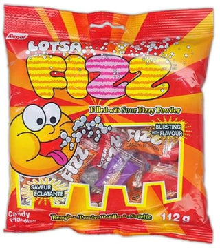 Lotsa Fizz Peg Bag 12/112g - Candy - - Tevan Enterprises - Canadian Wholesale Confections