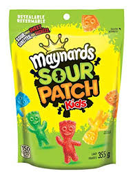 Maynards Sour Patch Kids Stand-Up Bag 12/315g - Candy - - Tevan Enterprises - Canadian Wholesale Confections