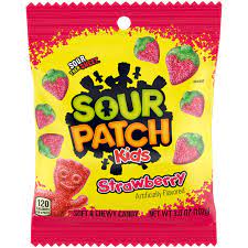 Maynards Sour Patch Kids Strawberry 12/154g - Candy - - Tevan Enterprises - Canadian Wholesale Confections