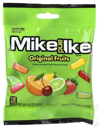 Mike & Ike Original Fruits Peg Bag 12/141g - Candy - - Tevan Enterprises - Canadian Wholesale Confections