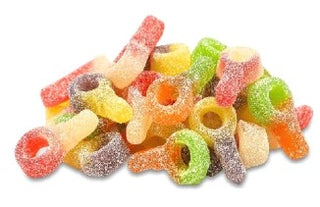 Huer Mini Sour Suckers bulk candy 1kg - Bulk Candy - - Tevan Enterprises - Canadian Wholesale Confections