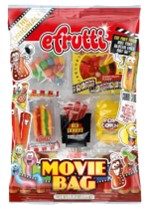 Efruitti Movie Bag 12/77g - Candy - - Tevan Enterprises - Canadian Wholesale Confections