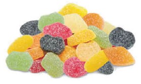 Huer Natural Sour Wine Gums bulk candy 2kg - Bulk Candy - - Tevan Enterprises - Canadian Wholesale Confections