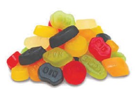 Huer Natural Wine Gums bulk candy 2kg - Bulk Candy - - Tevan Enterprises - Canadian Wholesale Confections
