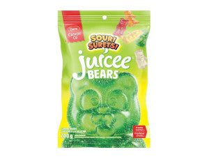 Dare RealJuicee Sour Bears 8/200g - Candy - - Tevan Enterprises - Canadian Wholesale Confections
