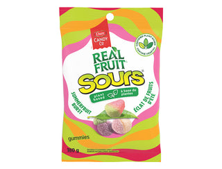 Dare RealFruit Sours Gummies Summerfruit Burst 9/180g - Candy - - Tevan Enterprises - Canadian Wholesale Confections