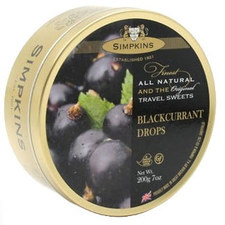 Simpkins Blackcurrant Drops 6/200g - Mints - - Tevan Enterprises - Canadian Wholesale Confections