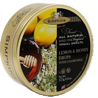 Simpkins Lemon Honey Chamomile Drops 6/175g - Mints - - Tevan Enterprises - Canadian Wholesale Confections