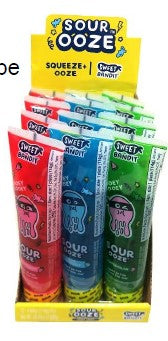 Sour Ooze Tube 12/114g - Candy - - Tevan Enterprises - Canadian Wholesale Confections