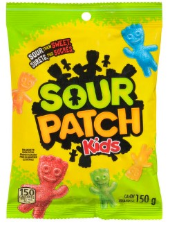 Maynards Sour Patch Kids Peg Top 12/150g - Candy - - Tevan Enterprises - Canadian Wholesale Confections