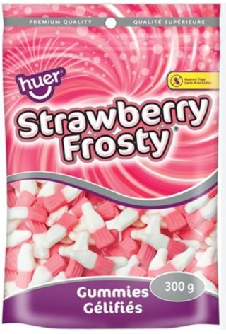 Huer Strawberry Frosty Bags 8/300g - Candy - - Tevan Enterprises - Canadian Wholesale Confections