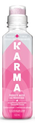 Karma Water Strawberry Lemonade Probiotic 12/532mL - Beverages - - Tevan Enterprises - Canadian Wholesale Confections