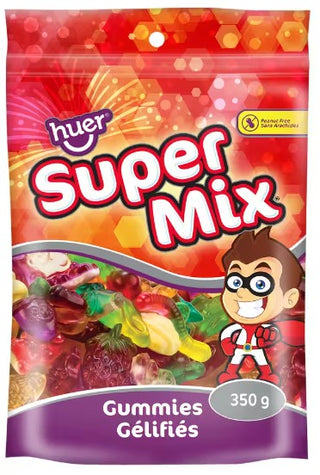 Super Mix Gummy Candy Bags 8/350g - Candy - - Tevan Enterprises - Canadian Wholesale Confections