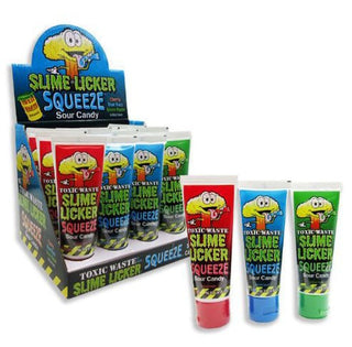 Toxic Waste Slime squeeze Tube 12/73ml - Candy - - Tevan Enterprises - Canadian Wholesale Confections