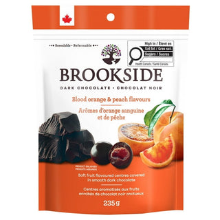 Brookside Blood Orange & Peach 12/235g - Chocolate and Chocolate Bars - - Tevan Enterprises - Canadian Wholesale Confections