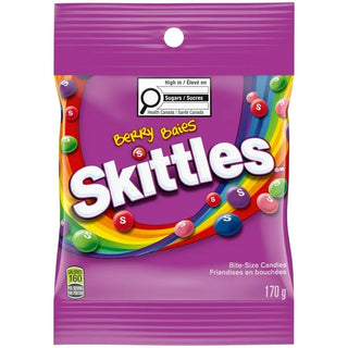 Skittles Berry peg bag 12/170g - Candy - - Tevan Enterprises - Canadian Wholesale Confections