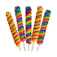 Curly Swirly Unicorn Lollipop 24/42g - Candy - - Tevan Enterprises - Canadian Wholesale Confections