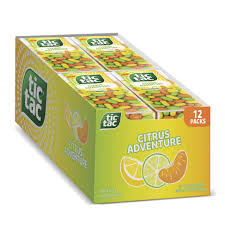 Tic Tac Citrus Adventure 12/29g - Mints - - Tevan Enterprises - Canadian Wholesale Confections