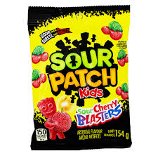 Maynards Sour Cherry Blasters Peg Top 12/154g
