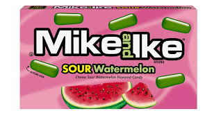 Mike & Ike Sour Watermelon Theater Box 12/120g