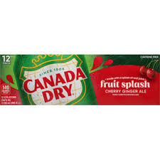 Canada Dry Fruit Splash 12/355ml