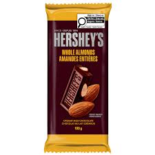 Hershey Whole Almond Family Bar 14/100g