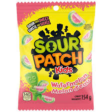 Maynards Sour Patch Kids Watermelon Peg Top 12/154g