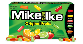 Mike & Ike Original Fruits Theatre Box 12/120g - Candy - - Tevan Enterprises - Canadian Wholesale Confections