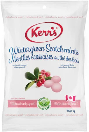 Kerr Wintergreen Scotch Mints 12/150g - Candy -  - Tevan Enterprises - Canadian Wholesale Confections