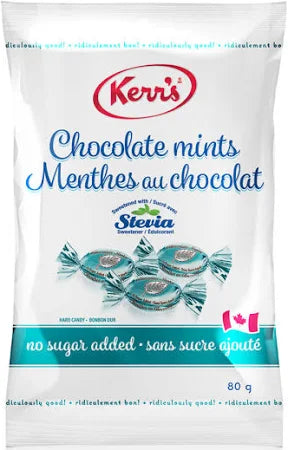 Kerr Light Chocolate Mints (sugar free) 12/80g - Candy -  - Tevan Enterprises - Canadian Wholesale Confections