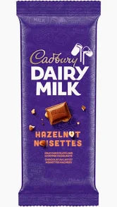 Dairy Milk Hazelnut Family Bar 21/90g - Chocolate and Chocolate Bars - - Tevan Enterprises - Canadian Wholesale Confections