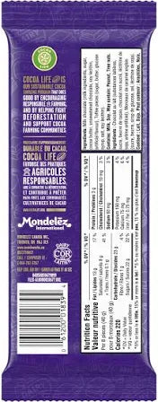 Dairy Milk Toffee Family Bar 21/90g - Chocolate and Chocolate Bars - - Tevan Enterprises - Canadian Wholesale Confections