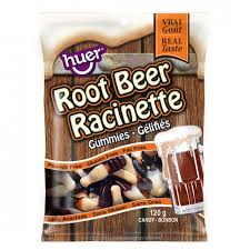 Huer Peg Bag Root Beer Bottles 24/120g - Candy - - Tevan Enterprises - Canadian Wholesale Confections