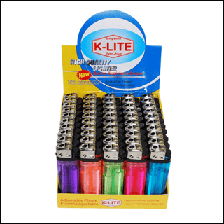 K-Lite Lighters 50ct - Supplies - - Tevan Enterprises - Canadian Wholesale Confections