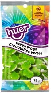 Huer Pocket Pals Green Frog 12/75g - Candy - - Tevan Enterprises - Canadian Wholesale Confections