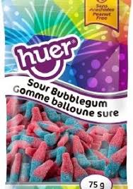 Huer Pocket Pals Sour Bubblegum 12/75g - Candy - - Tevan Enterprises - Canadian Wholesale Confections