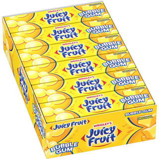 Juicy Fruit Bubble Gum 18/5pc - Gum - - Tevan Enterprises - Canadian Wholesale Confections