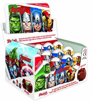Zaini Avengers Chocolate Eggs 24/20g - Chocolate and Chocolate Bars - - Tevan Enterprises - Canadian Wholesale Confections